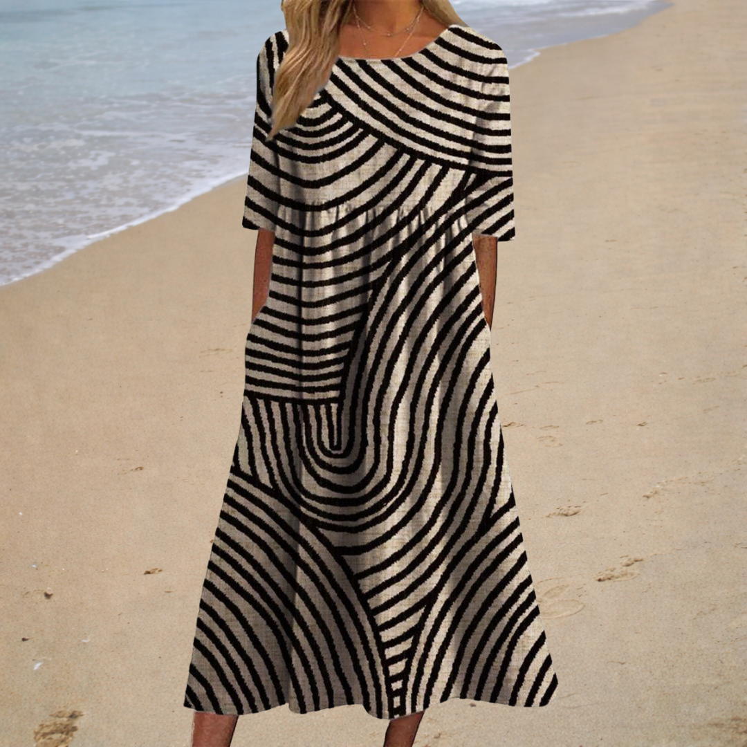 Robe longue fluide chic et confortable